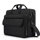 Laptop Bag 17 Inch， Briefcase Men Large Work Bag Office Business Notebook Bag Waterproof Laptop Bag for Work Travel Gifts for Men， Black， New Year Sale ， Top gift picks image 0