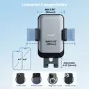 A2C Air Vent Clip Car Phone Holder, Dual Locking, Stable and Anti-Shake, One-Hand Operation, Automatic Clamping, Anti-Slip Design, Universal Phone Holder, I02-S02 image 6