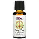 NOW Foods Essential Daily Wellness Support Oil Peace Love Flowers Blend - 30ml image 0
