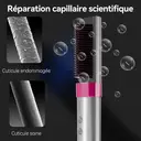 Sunluxy KD382 Brosse lissante ionique Soin capillaire 60 millions d’ions négatifs Plaque en céramique PTC Chauffage rapide 6 réglages de température Batterie au lithium sans fil portable Outil de coiffage maison image 8