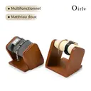Oirlv Support de Montre en Bois pour Hommes et Femmes - Présentoir à Bijoux et Rangement pour Vitrine image 2