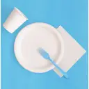 Unique Plastic Table Cover, Powder Blue, 1.37 x 2.74m image 1