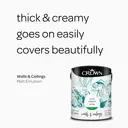 Crown Matt Emulsion Brilliant White 2.5L image 4