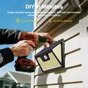 VIVREAL Solar wall lights Charged by solar energy， Four-pack 140Led YHM02A , New Year Sale , Top gift picks image 2