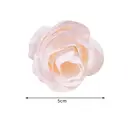 Wei’s Moment 20Pcs Artificial Flowers Roses, Real Touch
 Foam Roses, Fake Flowers Rose for DIY Wedding Bridal Bouquets Baby Shower Table Centerpieces Home Decorations, Cream Meat pink image 4