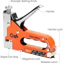 Pistolet à clous ValueMax 3 en 1, Pistolet à clous puissant avec 3000 clous (Type 140/28/8), Testé par TÜV GS, Pistolet à clous professionnel réglable pour l'ameublement, la menuiserie, les loisirs créatifs, le bricolage. image 7