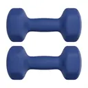 SONGMICSHOME  Haltères, lot de 2, musculation, entraînement, hexagonal, revêtement en néoprène, entraînement de fitness, bleu image 1