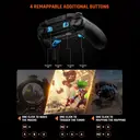 BIGBIG WON Rainbow 2 Pro Wired Pc Gaming Controller,BIGBIG WON Nintendo Switch pro Controller for tears of the kingdom Game,6-Axis Gyro,one key Wake-up,Macro,Turbo, Dual Shock, Custom Buttons,RGB Light for pc/switch lite/PS4 image 5
