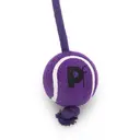 Petface Tennis Ball on a Rope Dog Toy with Handle for Fetch & Tug Games image 4