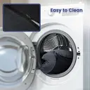 SONGMICSHOME Dog bed linen look, raised edges, non-slip bottom, removable and washable cover, XXL, 120 x 90 x 30 cm, dark grey image 6