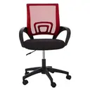 Interiors by Premier Office Chair with Arms Frazer Mesh Black/Red image 4