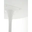 Interiors by Premier Dining Table Laila Tulip Round White D:106cm image 1