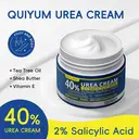 QUIYUM Kit de soins des pieds - Crèmes à l’urée 2 x 100 g, masques pour les pieds 5 x 35 g, pierre à limer image 4