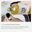 The Lab Co. Darks Wash Liquid. Non-Bio Laundry Detergent for washing machines and hand washing. Scented with Lavender and Orange Rind. Size 500ml for up to 32 washes. image 6