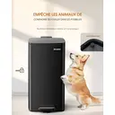 Lovewind Poubelle de cuisine avec couvercle, 8 gallons/30 L poubelle à pédale pour cuisine chambre bureau à domicile, Poubelle de 30 litres bac à déchets en acier inoxydable brossé avec couvercle à fermeture douce, noir image 3