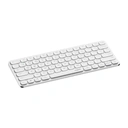 Rapoo E9050L clavier sans fil à membrane 75 %, disposition QWERTY US, multi-mode, ultra-fin, 78 touches, clavier sans fil multi-appareils, 2,4 GHz / Bluetooth 5.0/4.0, pour Windows/Mac/Linux/Chrome, prise en charge de 4 appareils, compact et tendance, adapté aux utilisateurs de bureau exigeants - Blanc image 9