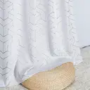 PONY DANCE Stores occultants imprimées sur film, œillets, 2 panneaux, L 140 x l 245 cm (L 55 x l 96 pouces), blanc gris image 3