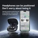 Sanag C16S Écouteurs open-ear Bluetooth avec commandes tactiles, réduction du bruit et fonction de localisation et résistance à l’eau - Noir image 8