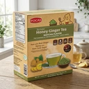 POCAS Honey Ginger Tea & Matcha, 20 Sachets x 18 g image 1
