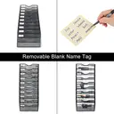 Senhoglb Porte-documents mural format A4 à 10 compartiments, Noir, Offre annuelle, Idées cadeaux image 2