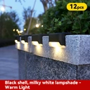 Vivreal Solar Deck Lights 12 Pack Automatic Outdoor Waterproof LED Lights for Fence Step Railing Garden， Warm White， TYD-001, New Year Sale , Top gift picks image 4