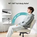 Chaise de méditation Newtral Freedom-X FP sans accoudoirs, avec support d’ordinateur portable et tablette réglable, inclinais image 6
