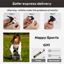 High-quality Rubber Basketball（22"） Size3# Black/Gold image 7