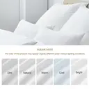 LeBonsoir White Duvet Cover Set，200x200cm/50x75cmx2 Soft Double Brushed Bedding Set， with Zip， 3 Pieces， Includes 1 Duvet Cover & 2 Pillowcases，NO Comforter image 6