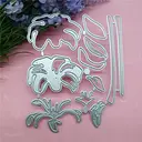 Matrices de Découpe en Métal Fleur de Lys pour Carterie – Gabarit de Gaufrage Floral pour Loisirs Créatifs et Scrapbooking image 3