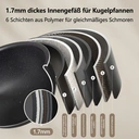 ochama 4L Reiskocher, Intelligenter Multifunktionskocher, Schnelles Kochen für 3-4 Personen, Haushaltsreiskocher, Antihaftbeschichteter Kugelförmiger Verdickter Innentopf, Für das Kochen von Brei, Suppe, Kuchen, Holzofenreis image 3
