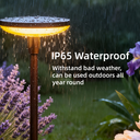 VIVREAL 4-Pack Solar Double Round Swinging Garden Light TPL010, New Year Sale , Top gift picks image 3