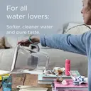 BRITA Water Filter Jug Style Essential Sand incl 1x MAXTRA PRO Pure Performance - Fridge-Fitting Design Pitcher with Smart LED-LTI and Flip-Lid Reduces Chlorine, Limescale and Impurities image 3