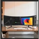 CRUA 27" Curved Gaming Monitor | FHD 1920x1080P 144Hz 1800R VA-scherm, 120% sRGB, AMD FreeSync, HDMI & DP, Wandmontage – Zwart image 8