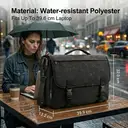 Messenger Bag for Men， Briefcases Lightweight Men's Laptop Bag Crossbody Satchel Computer Work Office Briefcase image 1