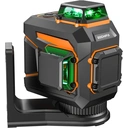 GoCube Laser-Nivelliergerät, Ausrichtungsgerät, Linienlaser, 2 x 360°-Abdeckung, Grün, horizontal und vertikal, Laser-Nivelliergerät für den Bau, Pulsmodus für DIY und verschiedene Baustellen image 0