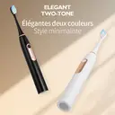 Rushi R-C31 Brosse à dents électrique avec charge USB-C et batterie 1500 mAh - Noir image 4