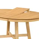 Dining Table Roseville Extendable Round/Oval 115x115-154cm Oak image 3