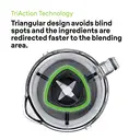 Braun Powerblend 1 Jug Blender, 600W, Black, 1.5L Triangular Glass Jug, Smoothie To Go Bottle, 2 Speeds, JB1051BK image 3