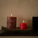 Spaas Pillar Candle Rustic Unscented Red D:7xH:7cm image 4