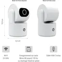 Konyks Camini Care 2 Caméra d'intérieur motorisée PTZ, Wi-Fi, bouton appel vidéo, mode VP + patrouille image 4