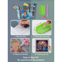 JU7CER Adult 5D Diamond Painting Kit - Colorful Tree of Life | Beginner-Friendly Crystal Cross Stitch 12×12 Inches (30×40cm) image 7