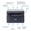 Brother DCP-L1640W Mono Laser Printer image 1