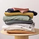 Vivaraise Calita Drap plat bleu marine - 240 x 300 cm image 1