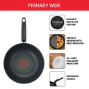 Tefal Primary Stainless Steel Wok - 28cm image 1