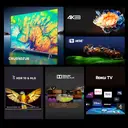 Coocaa 65-inch UHD Smart TV met Roku TV, HDR10, EyeCare Premium (laag blauw licht), drievoudige tuner, vloeiende streaming image 2