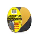 TAPEBEAR Safety Tape, 2inch x 60feet, Black/Yellow, anti-Slip Adhesive Tape for indoor Outdoor Steps Stairs,
Waterproof, Strong Grip, Compatible with Plastic, Wood, Ceramic, Glass, Metal image 0