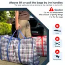 8-piece practical down comforter storage bag, space-saving, can be used to store clothes and bedding.68*50*24cm  red image 5