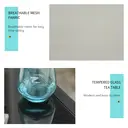 Outsunny 3 Pieces Sun Lounger Chair Set, Metal Frame Outdoor Garden Recliner Chairs with Glass-Top Side Table and Armrests fo image 5