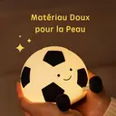 Veilleuse LED Football VIVREAL A032 – Rechargeable, 3 niveaux de luminosité, charge Type-C, silicone souple, ABS & PP image 6