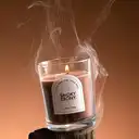 Zooly Bougie parfumée transparente senteur ébène fumé - 140 g image 0